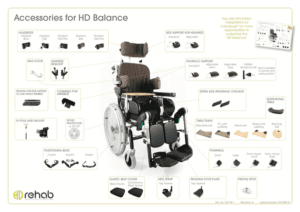 HD Balance Wheelchair Accessories - O Neill Healthcare HD Balance Wheelchair Accessories