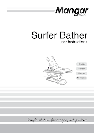 User Instructions Surfer Bather Bath Lift Cover - O Neill Healthcare