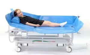 Timo High Low Paediatric Shower Trolley - O Neill Healthcare