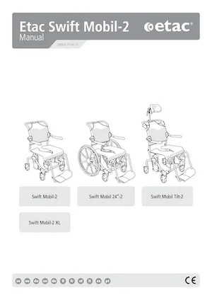 Etac Swift Mobile Tilt 2 Brochure Manual Cover - O Neill Healthcare