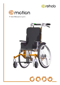 HD Motion Children's Wheelchair Cover - User Manual - O Neill Healthcare
