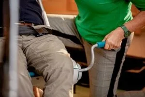 Raizer M – Manual Lifting Chair – In use – O Neill Healthcare