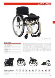 Ativa Sioux Active Wheelchair