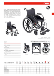 Celta Self-Propelling Wheelchair Cover