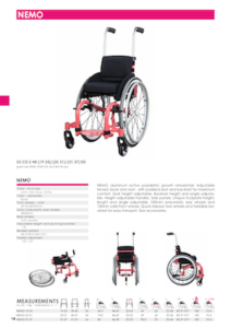 Nemo Paediatric Wheelchair
